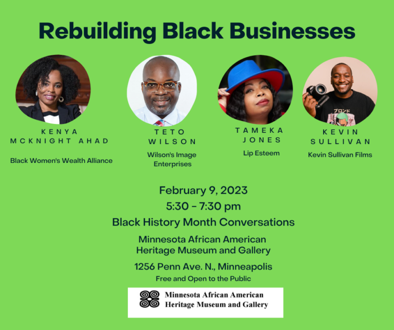 Rebuilding Black Businesses Black History Month Conversation